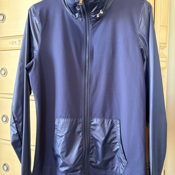 Under Armour Jackets & Blazers - Under Armour Navy Blue Full-Zip Women's Jacket